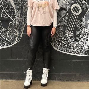 Spanx faux leather leggings